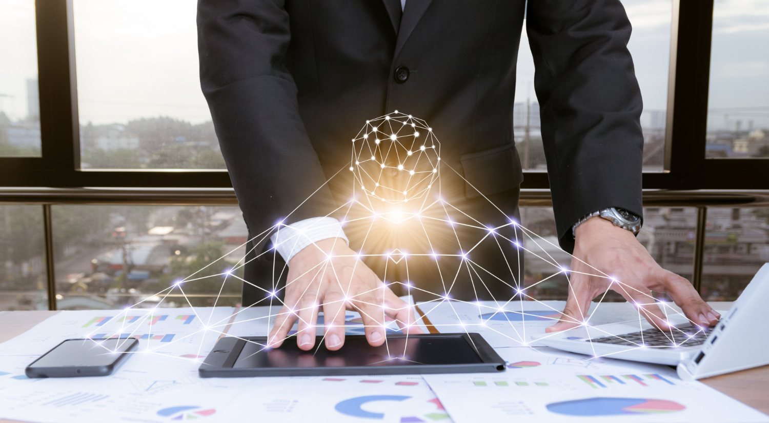 businessman-working-desk-with-technology businessman-working-desk-with-technology